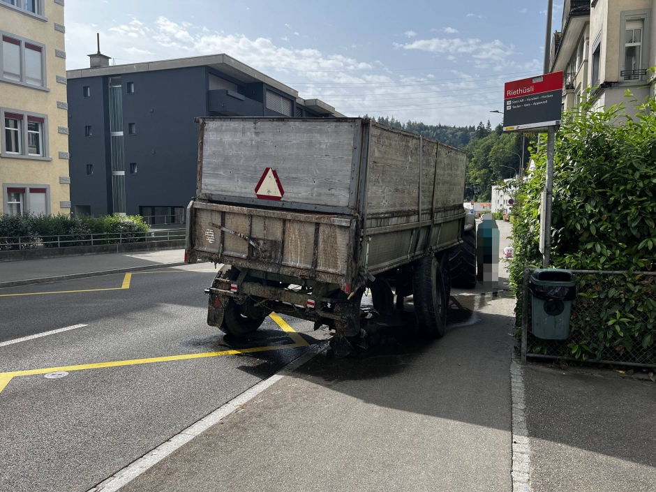 Unfall Teufener Strasse 1